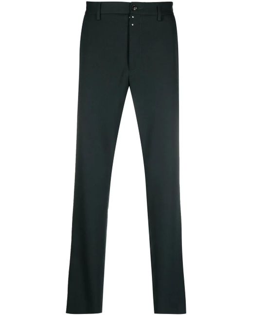 MM6 by Maison Margiela Blue Slim-Cut Leg Trousers for men