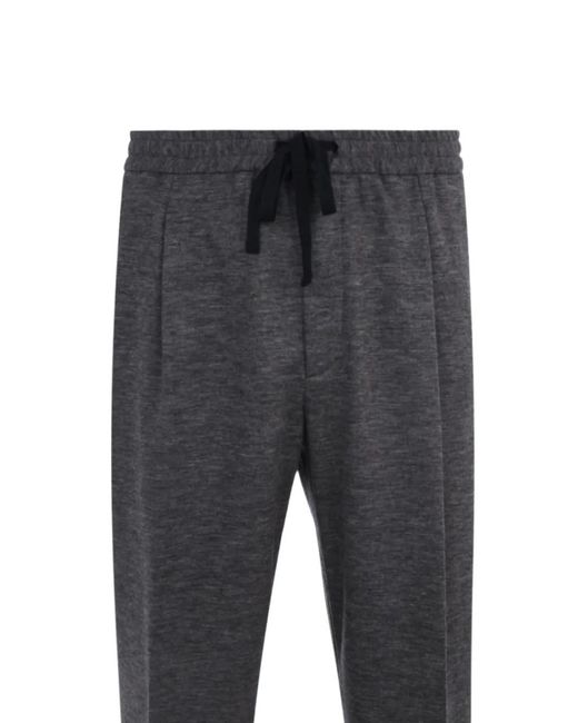 Altea Gray Drawstring Trousers for men