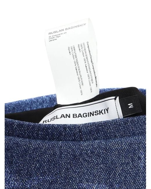 Ruslan Baginskiy Blue Denim Beret