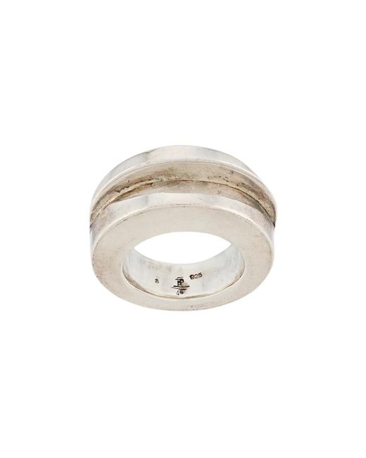 Parts Of 4 White Foldform Crescent Ring