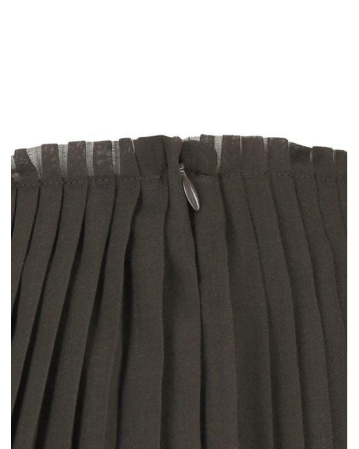 Amomento Midi-Plooirok in het Gray