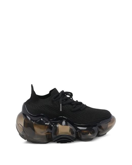 grounds Black Moopie Round-Toe Sneakers