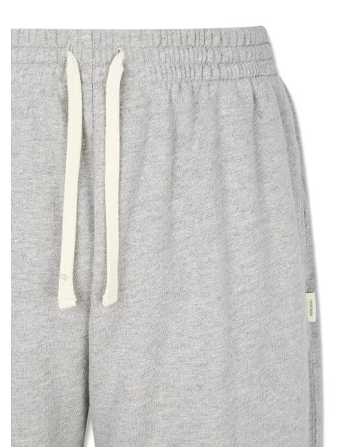 MAN ON THE BOON. Gray Elasticated Track Pants for men