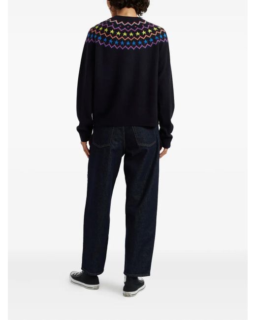 Chinti & Parker Blue Wool Blend Sweater