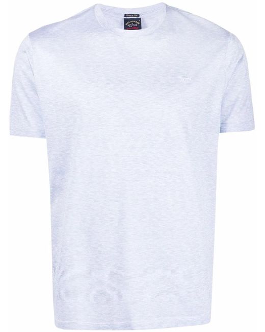 Paul & Shark White Short-Sleeved Jersey-Knit T-Shirt for men