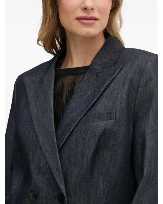 DKNY Black Double-Breasted Blazer