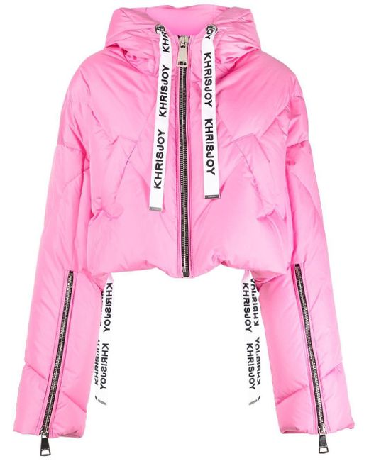 Khrisjoy Kris Iconic Puffer Jacket in Pink | Lyst