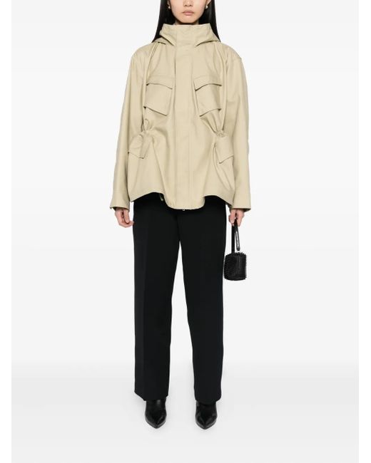 JNBY Black Straight-Leg Trousers