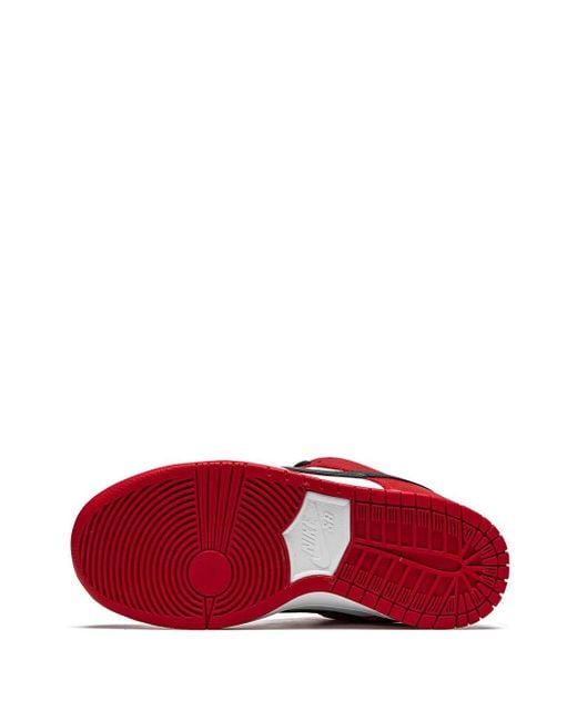 Nike Red Sb Dunk Low Pro "Chicago" Shoes
