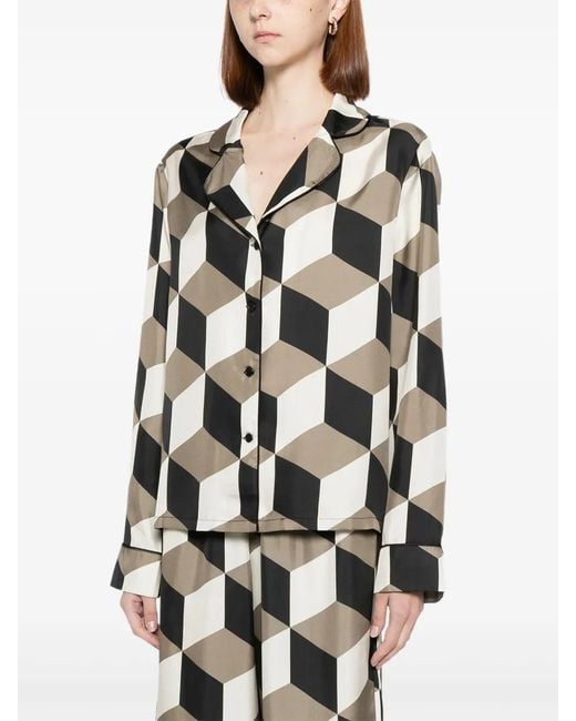 Cynthia Rowley Black The Illusion Shirt