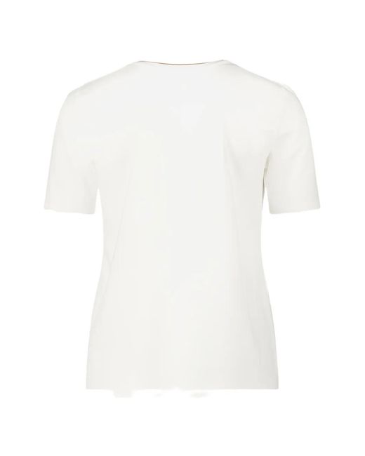 Betty Barclay White Graphic-Print T-Shirt