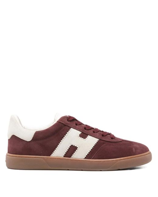 Hogan Sneakers Mit Logo-Patch in Brown für Herren