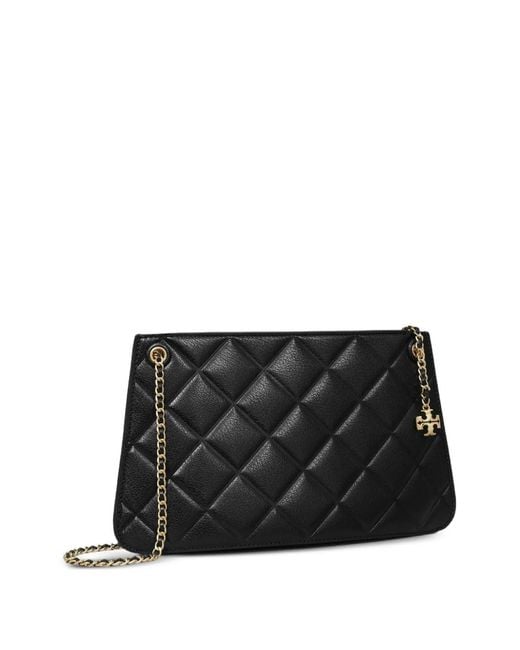 Tory Burch Black Fleming Pochette, One Size