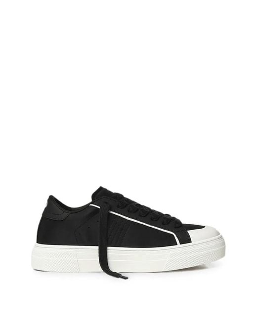Demna Black Logo-Print Platform Sneakers for men