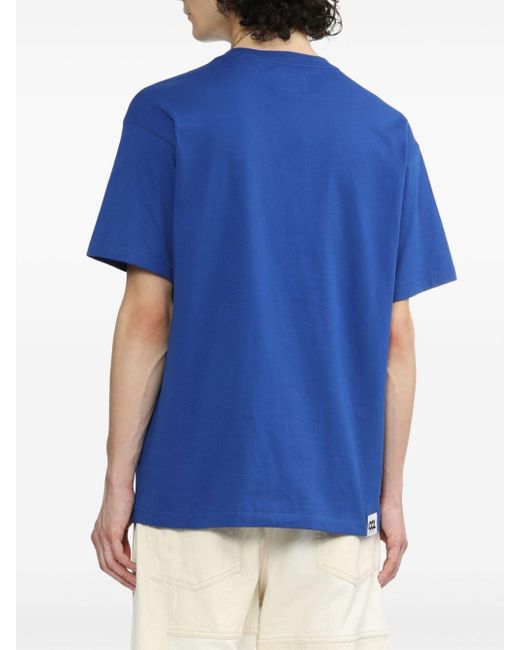 Chocoolate T-shirt Met Logoprint in het Blue voor heren