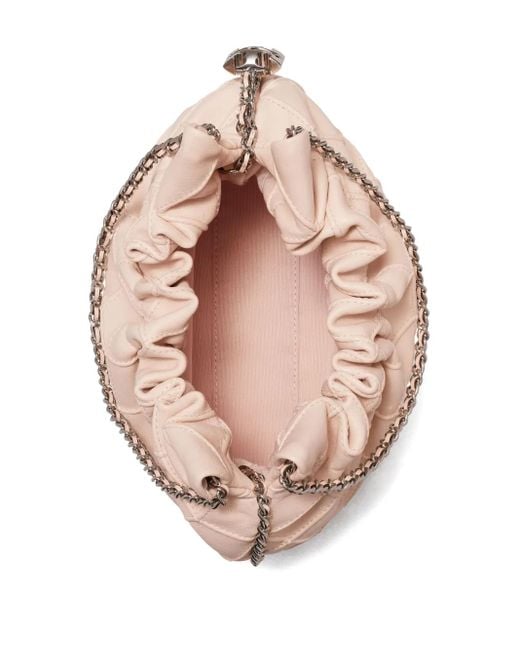 Tory Burch Pink Mini Fleming Cross Body Bag