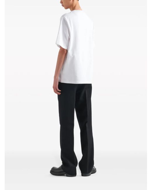 Prada ロゴ Tシャツ | ホワイト | FARFETCH JP