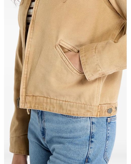 Guess Blue Corduroy-Collar Jacket