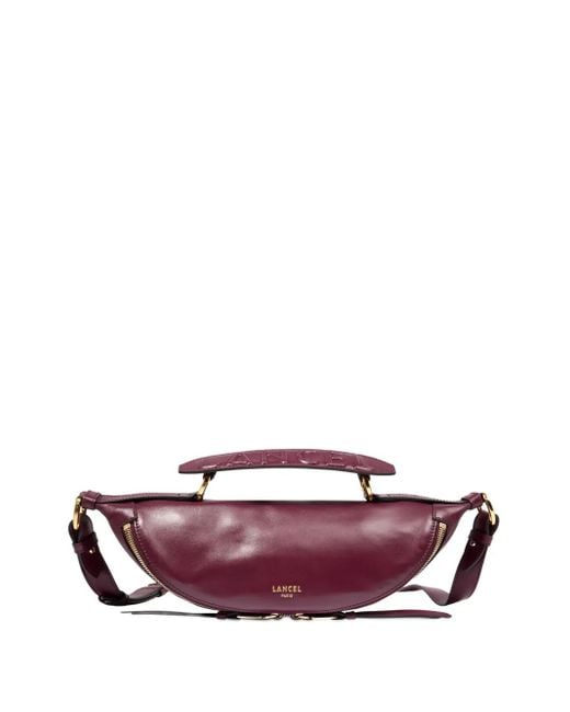 Mini Sac À Bandoulière Origami En Cuir Lancel en coloris Pink