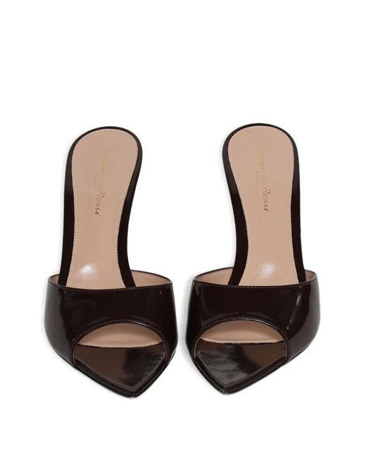Gianvito Rossi Brown 85Mm Elle Nuit Pointed-Toe Pumps