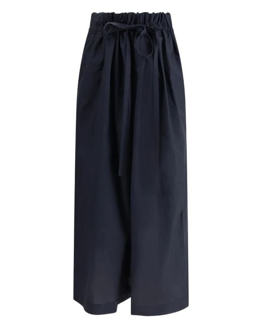 Fabiana Filippi Rok Met Paperbagtaille in het Blue