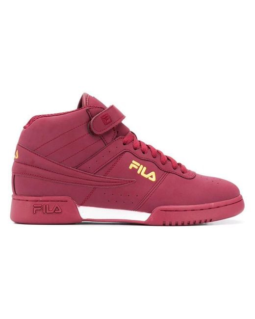 Fila Red F-13 Hi-top Sneakers for men