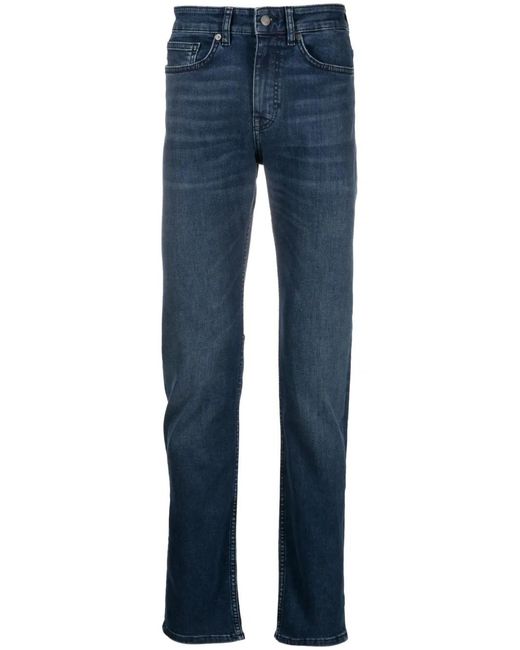 Boss Blue Skinny Mid-Waist Jeans for men