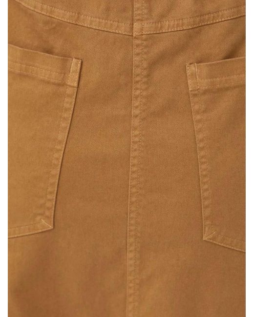 Herskind Natural Button-Fastening Maxi Skirt