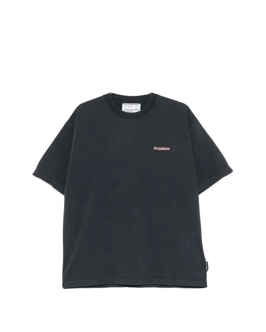 HOPEIUM Blue Logo-Print T-Shirt for men