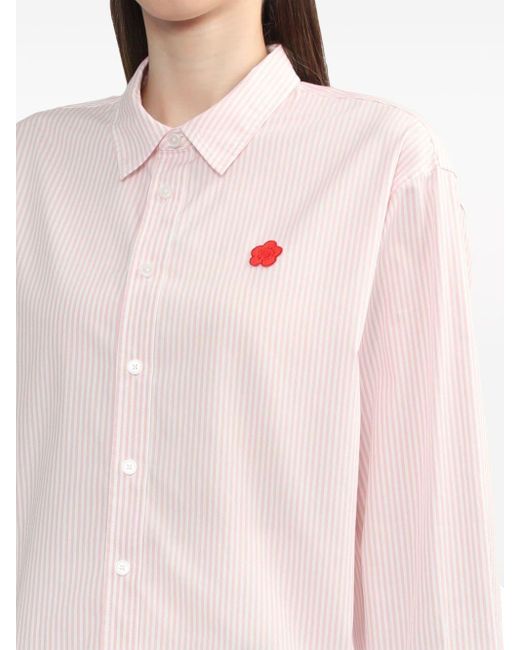 Chocoolate Pink Pinstripe Cotton Shirt