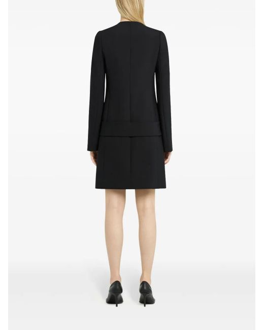 Courreges Black Oblique Heritage Coat