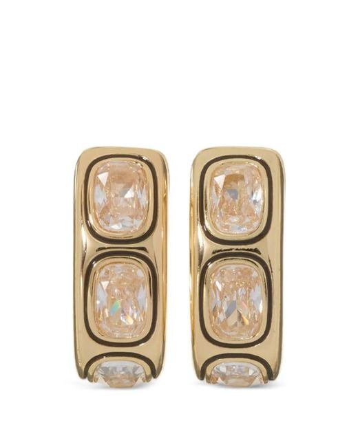 Pendientes Cubic Hinged Chubbies Roxanne Assoulin de color Natural