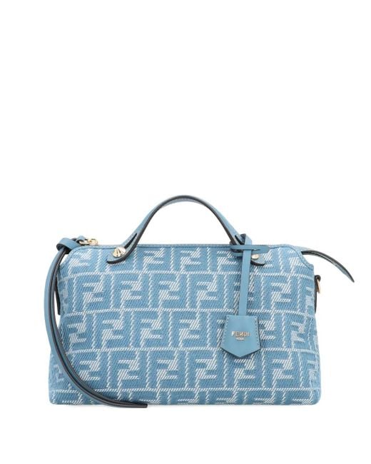 Fendi Blue Medium By The Way Tote Bag