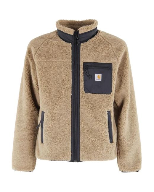 Carhartt Brown Prentis Liner Zip-Up Pocket Jacket for men