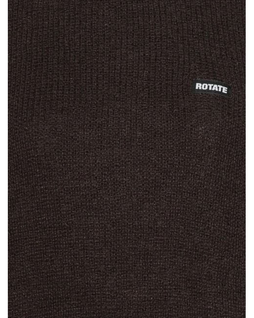 ROTATE BIRGER CHRISTENSEN Trui Met Ronde Hals in het Black