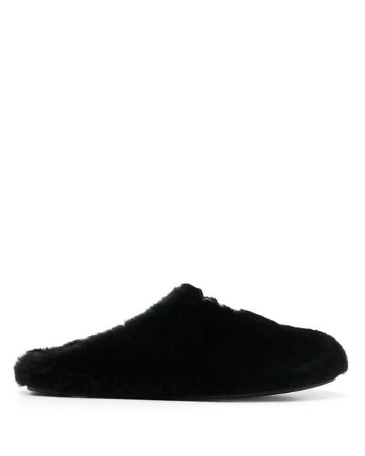 Givenchy Lammy Slippers in het Black