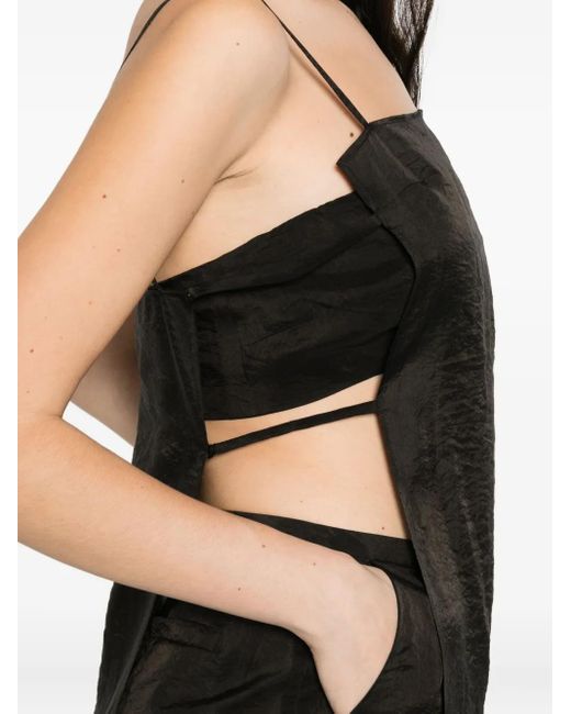 Occleus Black Kate Silk Top