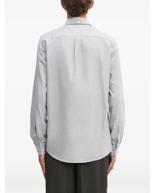 Barbour Gray Buttoned Shirt for men