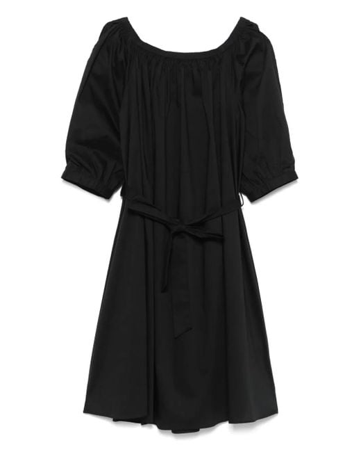 Liu Jo Black Poplin Mini Dress