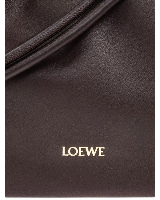 Loewe Brown Sac Seau Flamenco En Cuir
