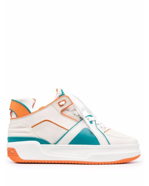 Just Don Multicolor Courtside Mid Sneakers