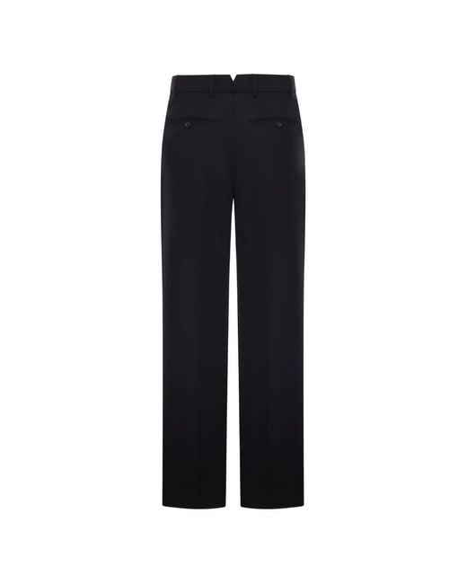 AMI Blue Pleated Trousers for men