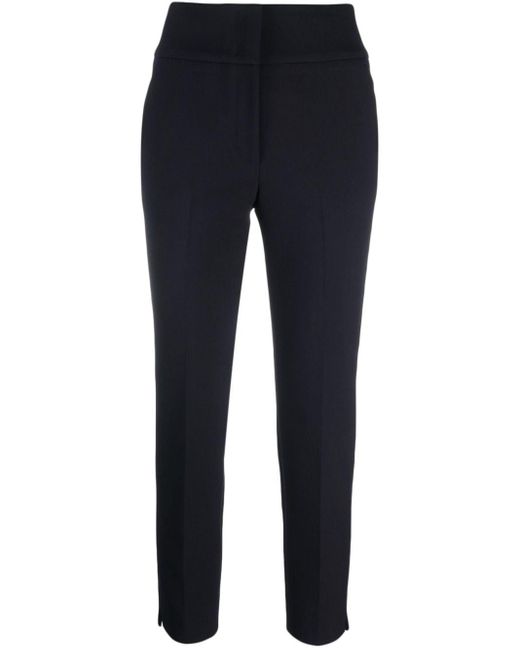 Peserico Blue Cropped Tailored Trousers