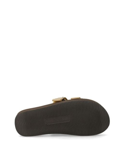 Suicoke Brown Touch-Strap Slides