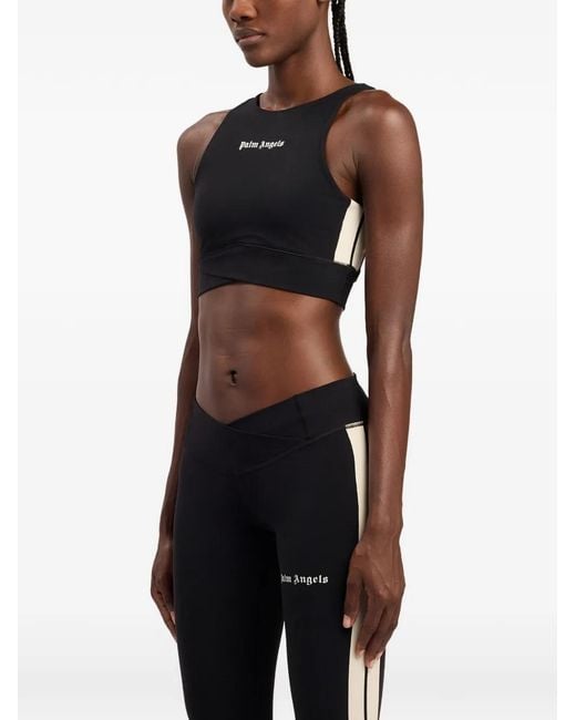 Palm Angels Black Classic Logo Top