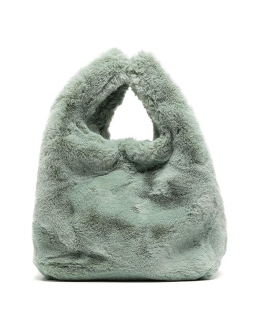 Jakke Bertha Fauxfur Tote Bag in Green Lyst
