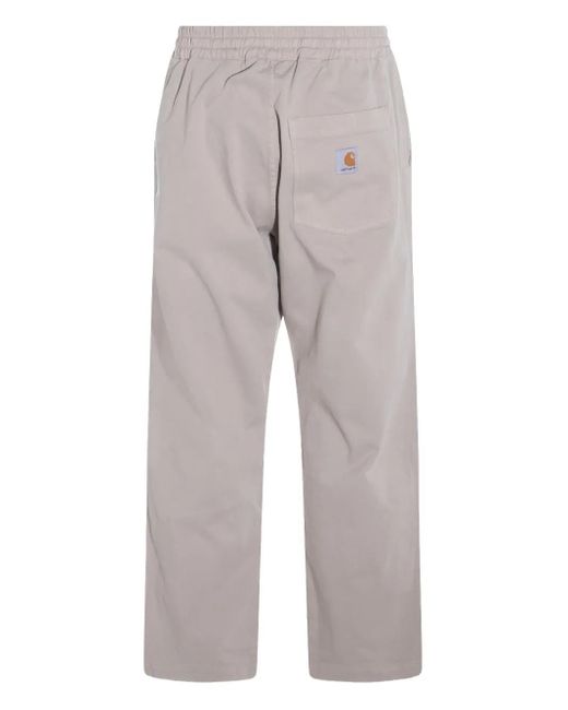 Carhartt Gray Floyde Drawstring Pocket Trousers for men