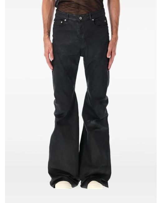 Rick Owens Black Multiple-Pocket Jeans for men