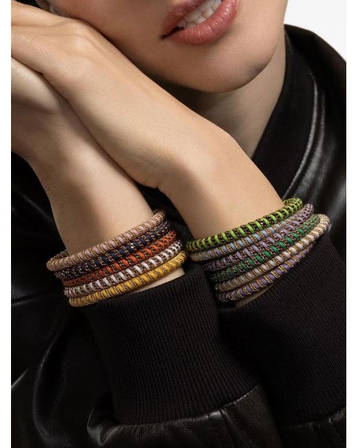 ’ROBERTO DEMEGLIO Metallic Gio Stretch Bracelet