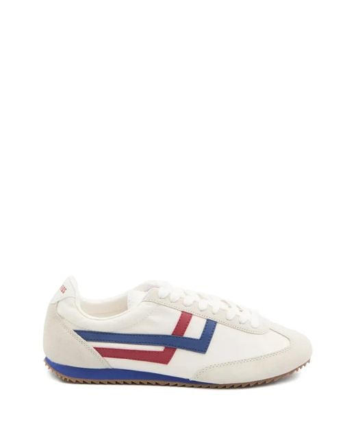 Pro Keds White Suede Racer 77 Sneakers for men